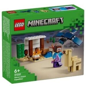Lego Minecraft Steve’s Desert expedition set 21251 new in sealed box 75 pieces